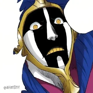 Telegram sticker 🎭 - ᗷY @ahMshY 𓉮 . Mayuri Kurotsuchi