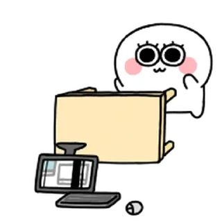 Telegram sticker ⭐ 동그리는 일하기 싫다 @moe_sticker_bot