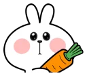Sticker 😶 Spoiled Rabbit Face
