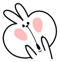 Video sticker 😯 Spoiled Rabbit Face