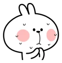 Telegram sticker 😥 Spoiled Rabbit Face