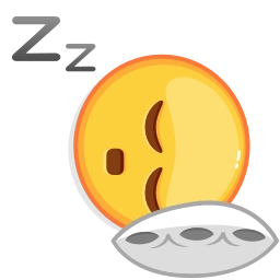 Телеграм стикер 😴 Kolobok HD