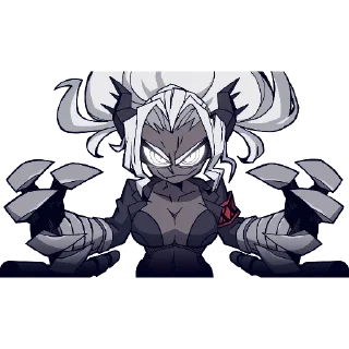 Telegram sticker ⛓️ Helltaker 🥞