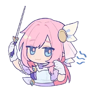 Telegram sticker 🌟 Elysia stickers edition ✨✨ :: @fStikBot