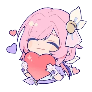 Telegram sticker 🌟 Elysia stickers edition ✨✨ :: @fStikBot