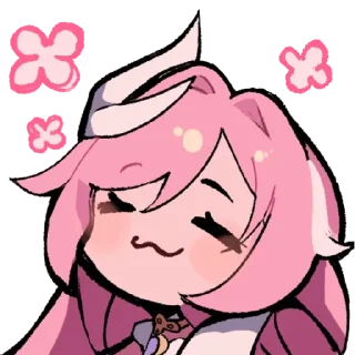 Telegram sticker 🥰 Elysia stickers edition ✨✨ :: @fStikBot