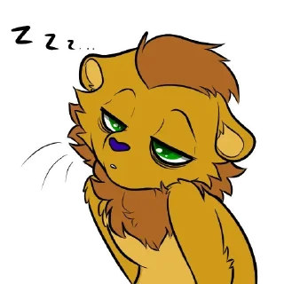 Telegram sticker 😴 Riky