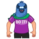 Video sticker ✊ Mr. Pigeon