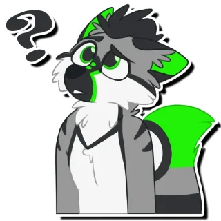 Telegram sticker 🤨 Dackerth by NelArts