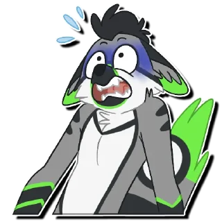 Telegram sticker 😱 Dackerth by NelArts