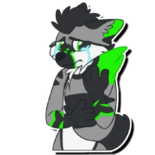 Telegram sticker 🥺 Dackerth by NelArts