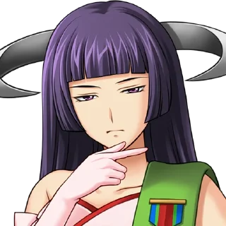 Telegram stiker 🤔 Umineko no Naku Koro ni Chiru (うみねこのなく頃に散)