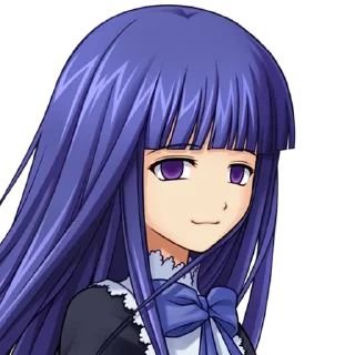 Телеграм стикер 🙂 Umineko no Naku Koro ni Chiru (うみねこのなく頃に散)