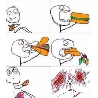 Telegram sticker 🍔 ебнуты