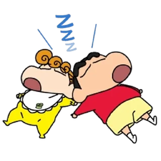 Video sticker 💬 짱구의 행복 가득한 하루 By @KakaoEmoticon