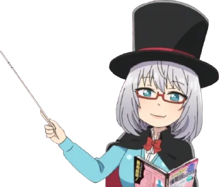 Sticker 🤓 Magical Sempai | @StickersOfAstora