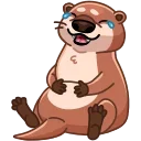 Sticker 😂 Hotter Otter