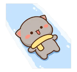 Video sticker ❄ New Year @PeachLovesGoma