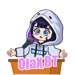 Telegram sticker 🎤 OlaXBT  by @PixarBros
