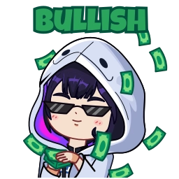 Telegram sticker 💵 OlaXBT  by @PixarBros