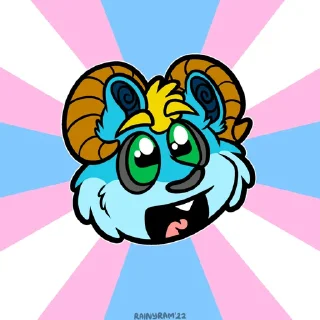 Video sticker 🏳️‍⚧️ Rainy the Ram 🐏 @RainyRam