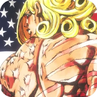 Telegram sticker 🫥 D4C and Funny Valentine