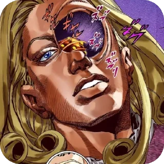 Telegram sticker 🫥 D4C and Funny Valentine