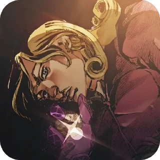 Telegram sticker 🫥 D4C and Funny Valentine
