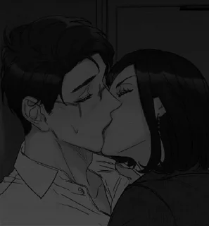 Telegram sticker 👩‍❤️‍💋‍👨 love my boy :: @fStikBot