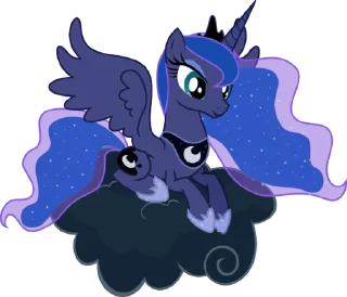Video sticker 🌨 Princess Luna | @MyLittlePony_bots