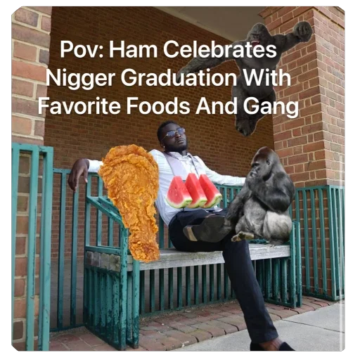 Sticker 🫥 Ham Nigger by @glassfein :: @fStikBot
