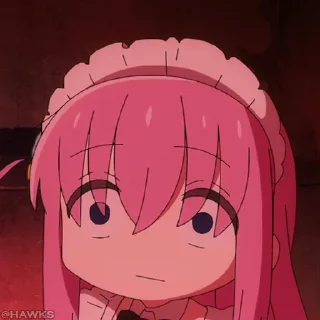 Telegram stiker 😊 Bocchi 🎸 (@TodorokiShouto)