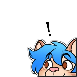 Телеграм стикер 👀 Brynn by AlterKitten