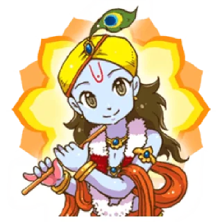 Sticker ❤️ Vrindavan Vaasi • @HinduStickers