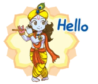 Video sticker ❤️ Vrindavan Vaasi • @HinduStickers