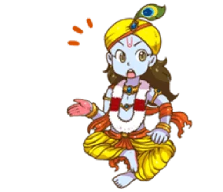 Video sticker ❤️ Vrindavan Vaasi • @HinduStickers