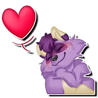Telegram sticker 😍 Rocky Raku-n's Stickers