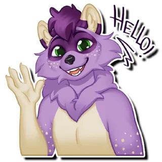 Sticker 👋 Rocky Raku-n's Stickers