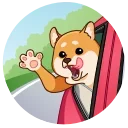 Telegram stiker 👋 Shiba Inu