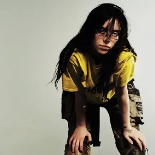 Telegram sticker 🌟 billie eilish random :: @fStikBot