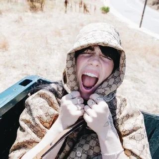 Telegram sticker 🌟 billie eilish random :: @fStikBot