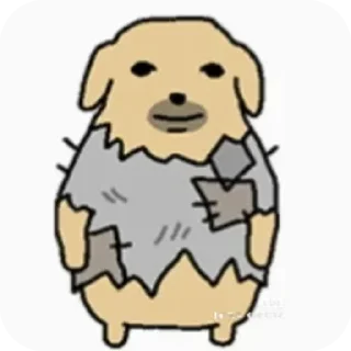 Telegram sticker 🐶 китик