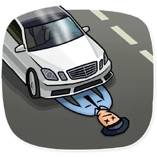 Telegram sticker 😵 на скоростях @horoshokkk by @fStikBot