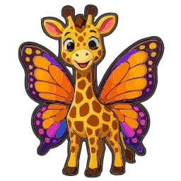 Sticker 🦒 Мульт от @emoji_from_katejka