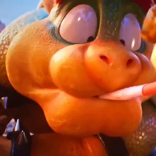Telegram sticker 😶 Movie Bowser Pack
