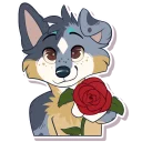 Sticker 🌹 Mokie Mutt