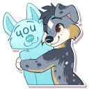 Video sticker ❤️ Mokie Mutt
