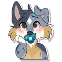 Telegram sticker 😊 Mokie Mutt
