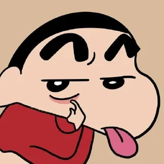 Telegram sticker 🌟 Shinchan pacar Prabu :: @fStikBot