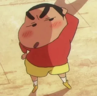 Telegram sticker 🌟 Shinchan pacar Prabu :: @fStikBot